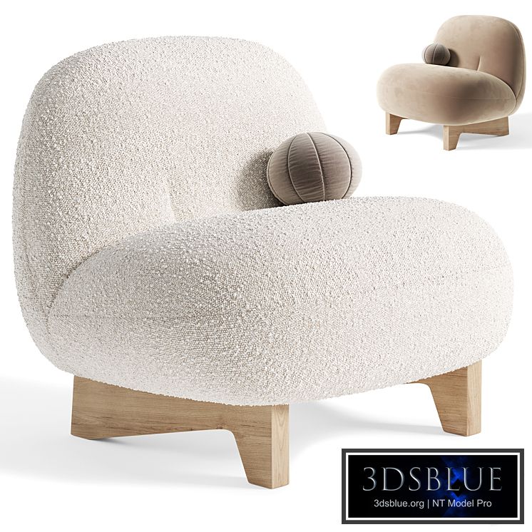 Armchair Elvit Cozy Ginger By sofa