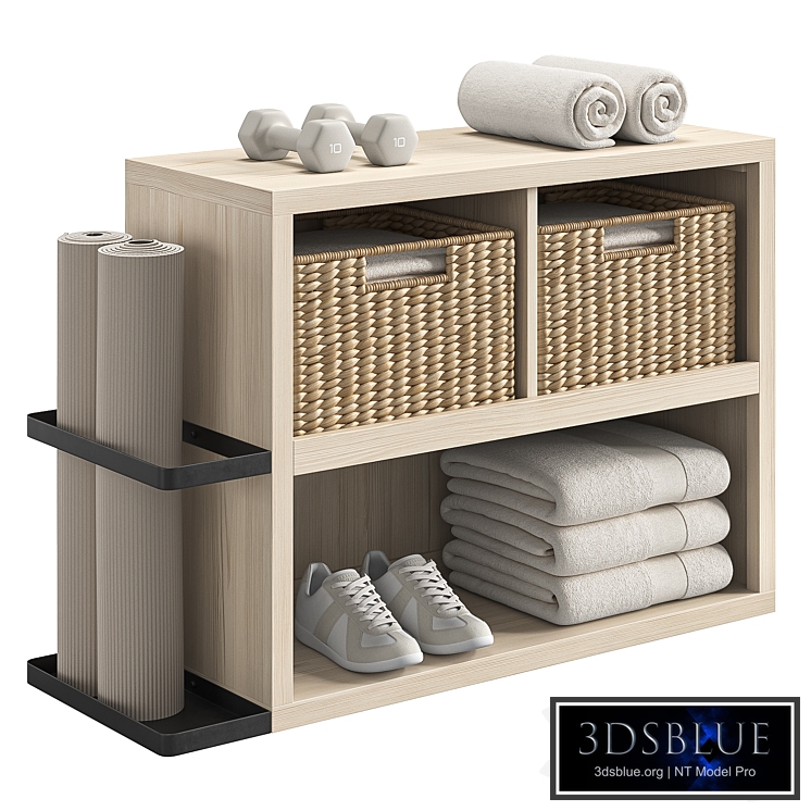 Home Gym Storage Area / Pottery Barn