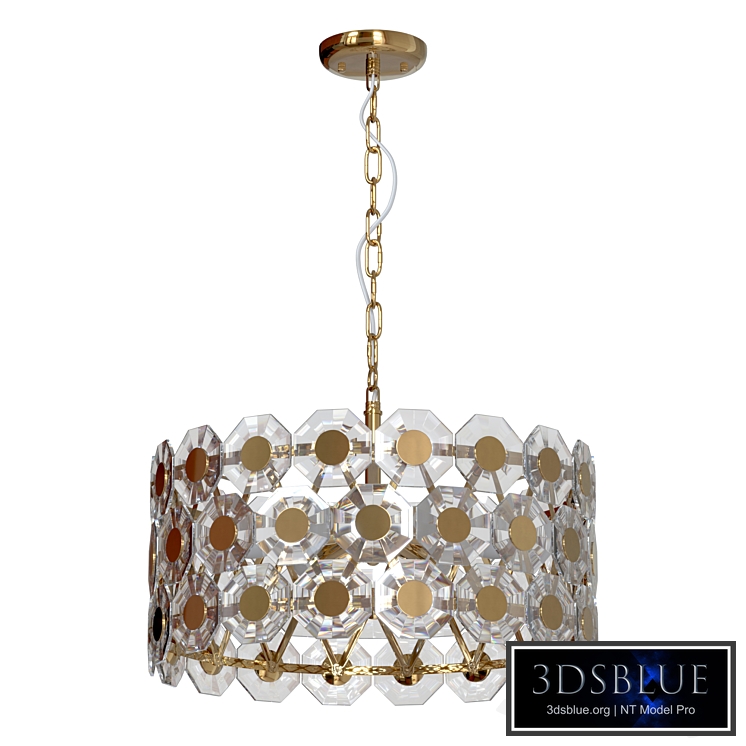 Crystal pendant chandelier Odeon Light Tokata 4973/6 and 4974/6