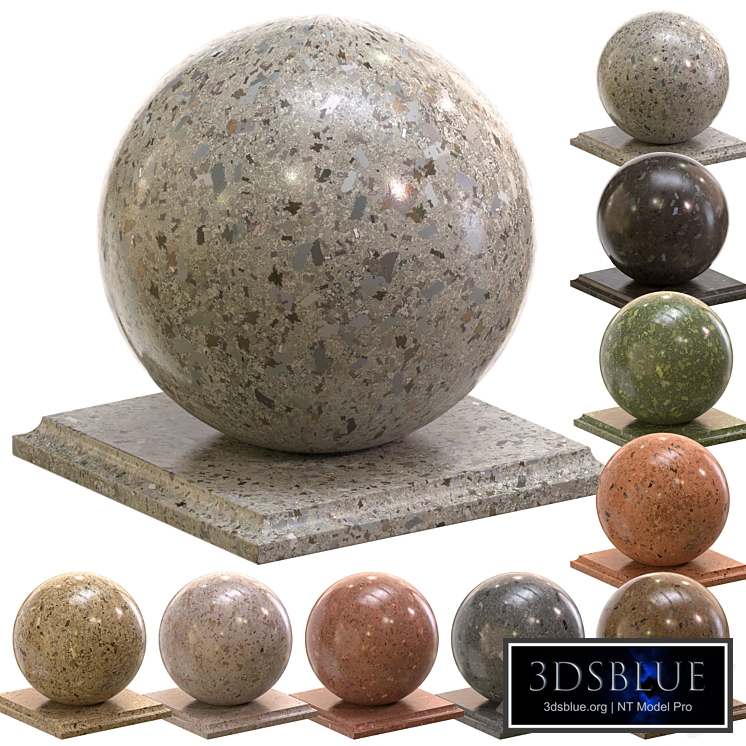 granite stone PBR Texture + SBSAR vol 01
