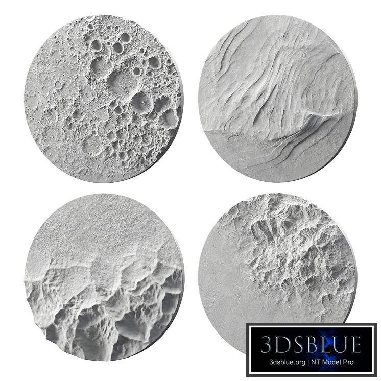 Round relief panel set