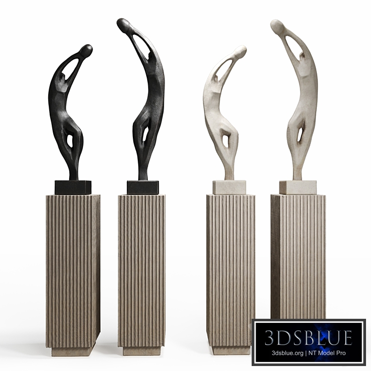 Playing figure sculpture