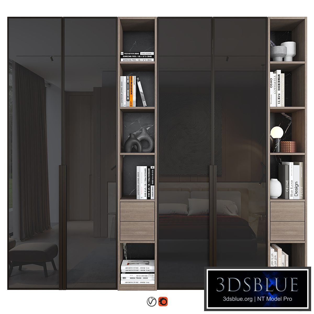 Glass Furniture Composition 161