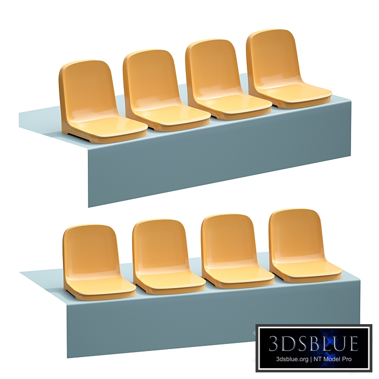 Plastic chairs seats seats for the stadium grandstand