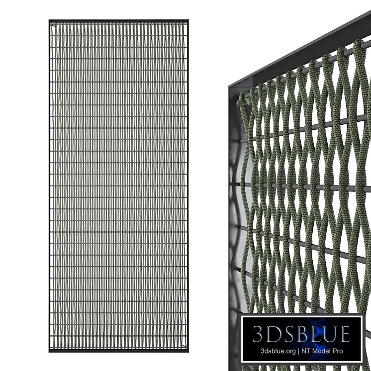 Partition made of cables 5