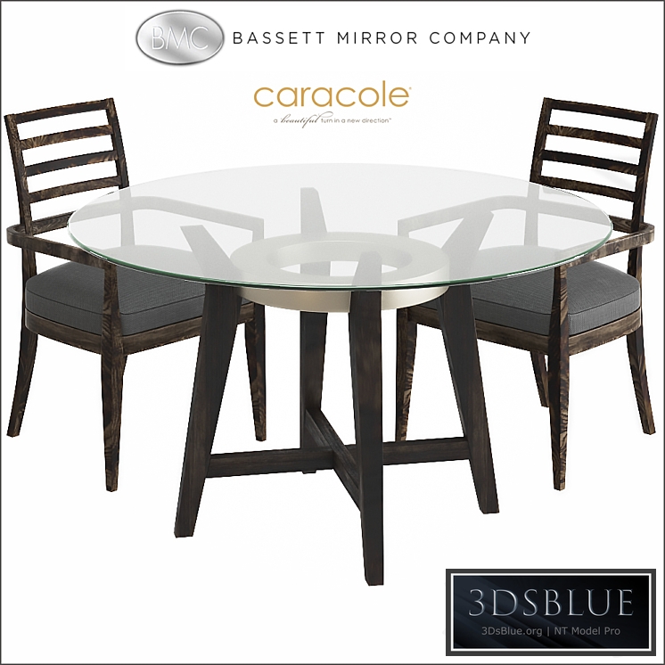 Bassett Mirror Thoroughly Modern Elston Dining Table