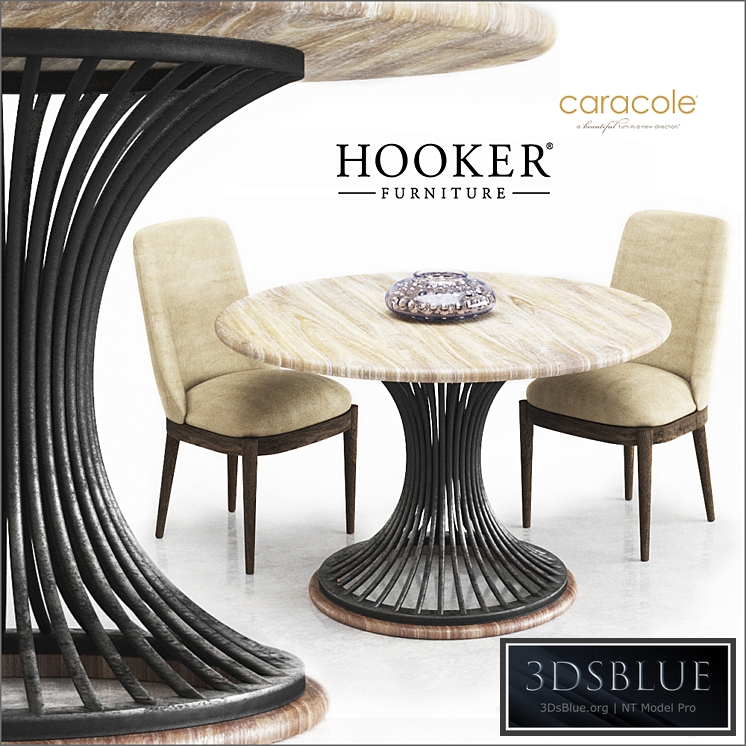 Hooker Furniture Studio Cinch Round Dining Table