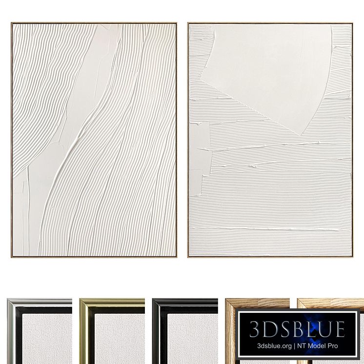 Plaster Two Photo Frame D-603