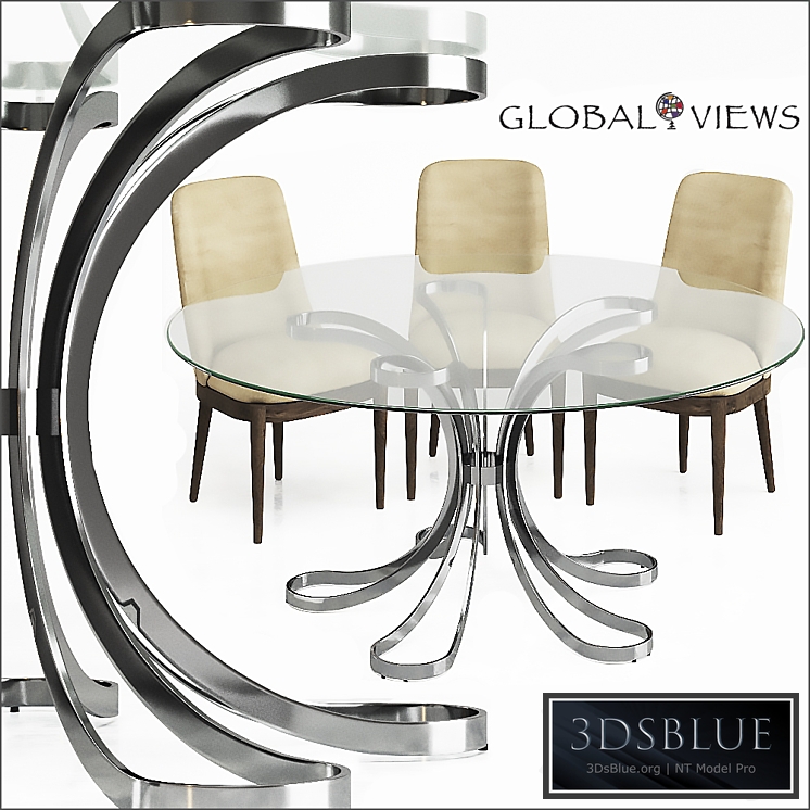 Global Views Flower Table