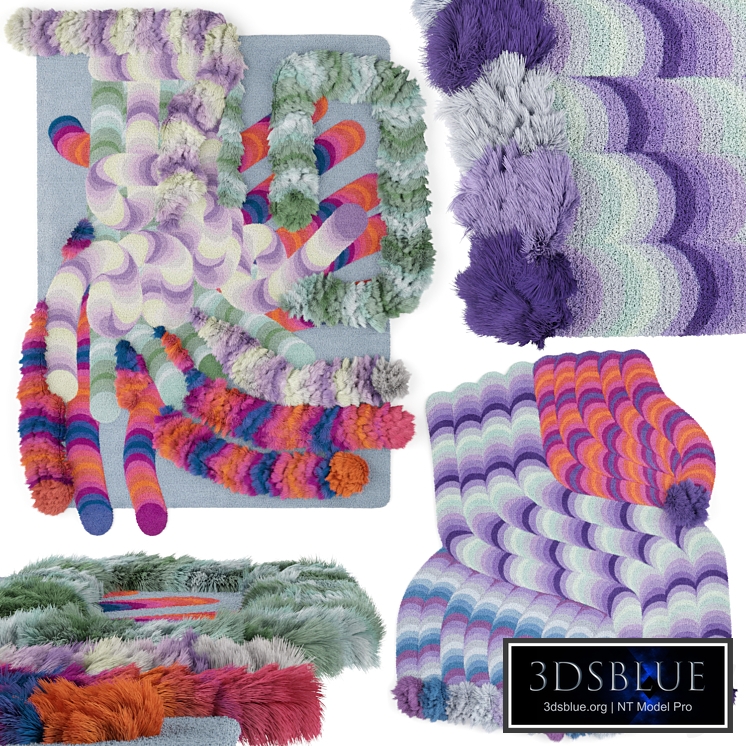 2 Carpets CC TAPIS - PIPELINE WALLHANGING 1 & 2