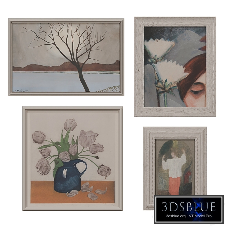 Set of classic paintings 45