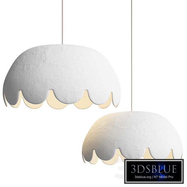 Scalloped Pendant Light