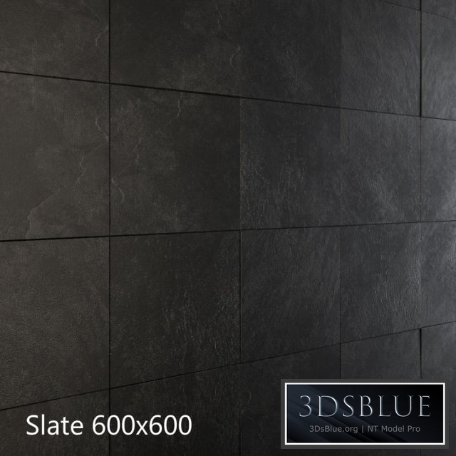 Black and gray slate