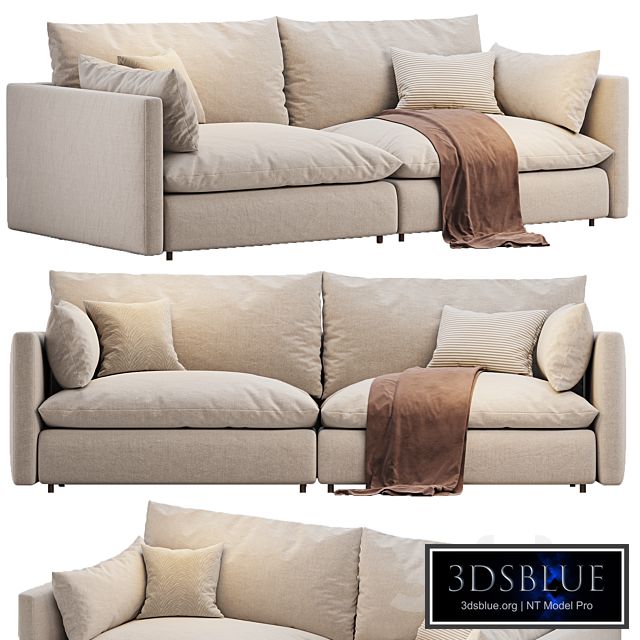 Unwind 2 Piece Slipcovered Sofa