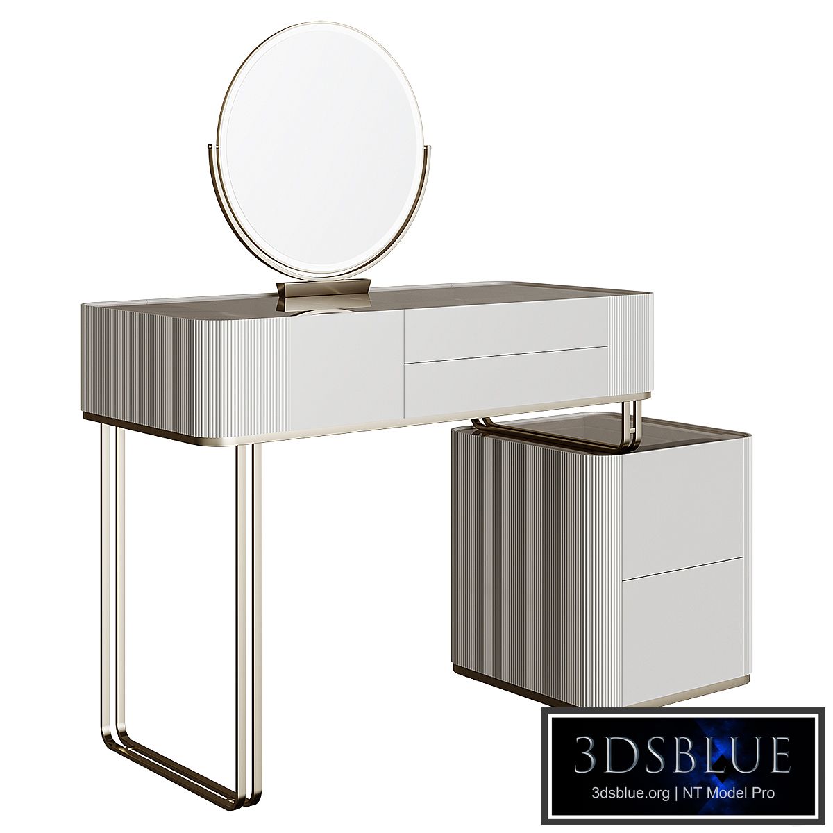 Dressing table Drawer Makeup Vanity Set