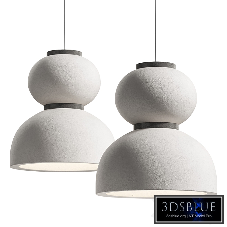 Japandi Lantern Shaped Pendant Light