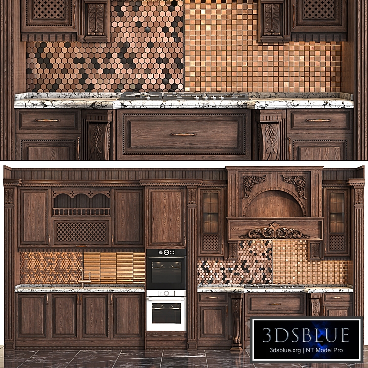 Classic wooden luxury Kitchen Deluxe 2