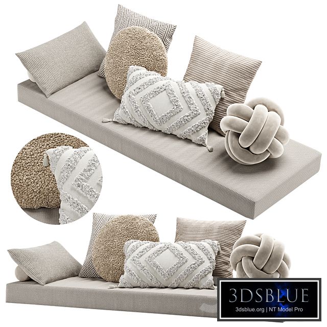 Set of decorative pillows