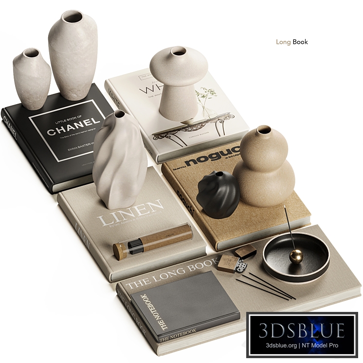 Long Book Decoration Set