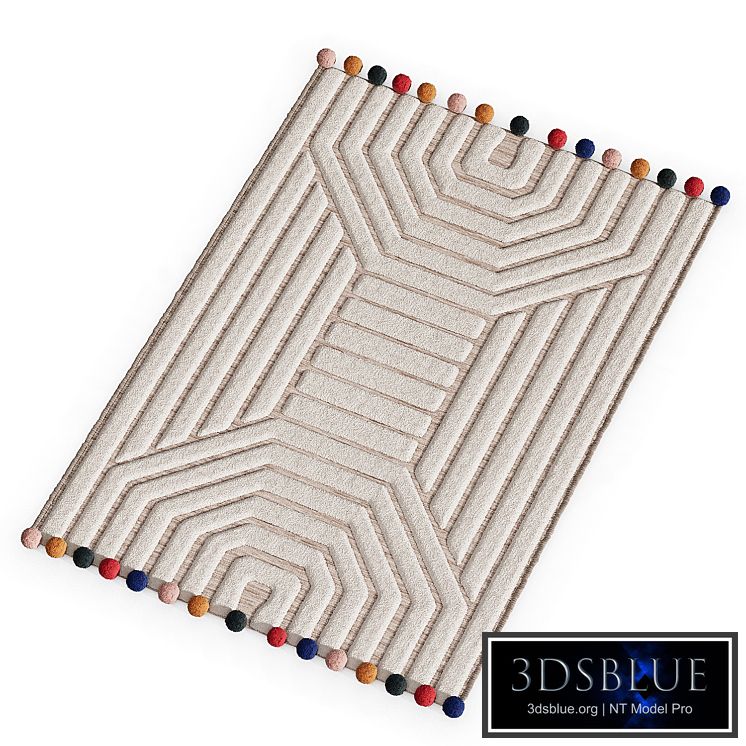 Children's mat with Ponponi pile