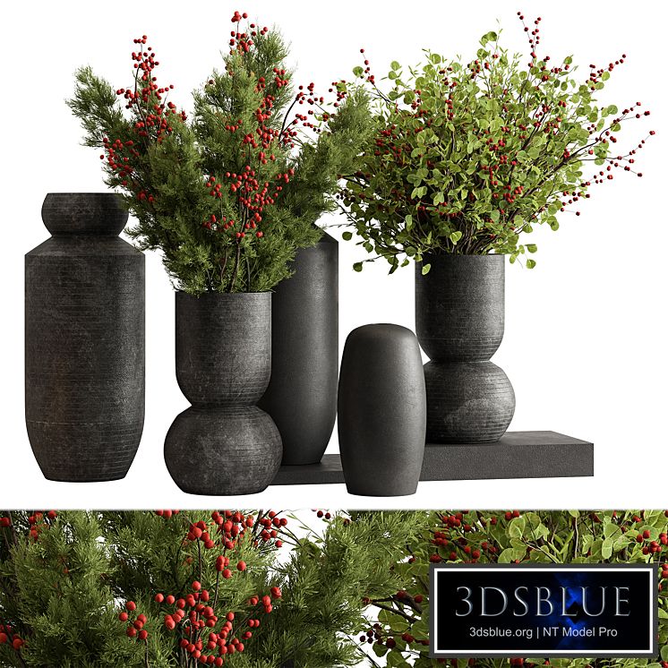 Vase and Plant Decorative Set 137