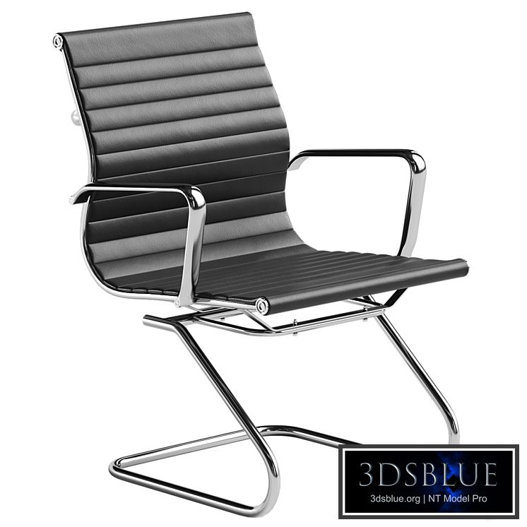 Charlie Visitor Office Chair Black PU