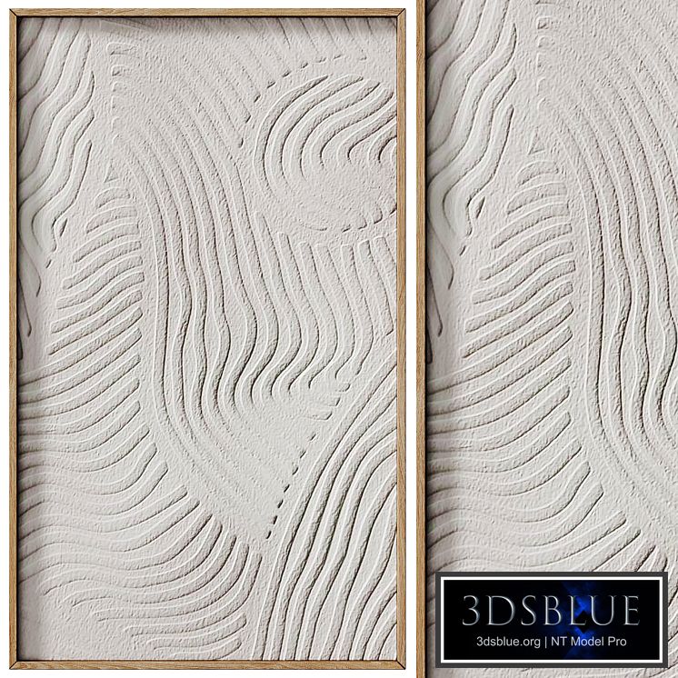 Decorative panel 3D ART RELIEF 20