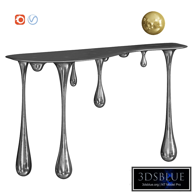 Melting Gold/Silver Console Zhipeng Tan