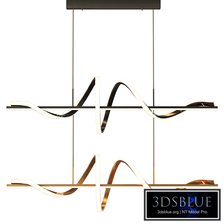 Woma Spiral strip Pendant Light