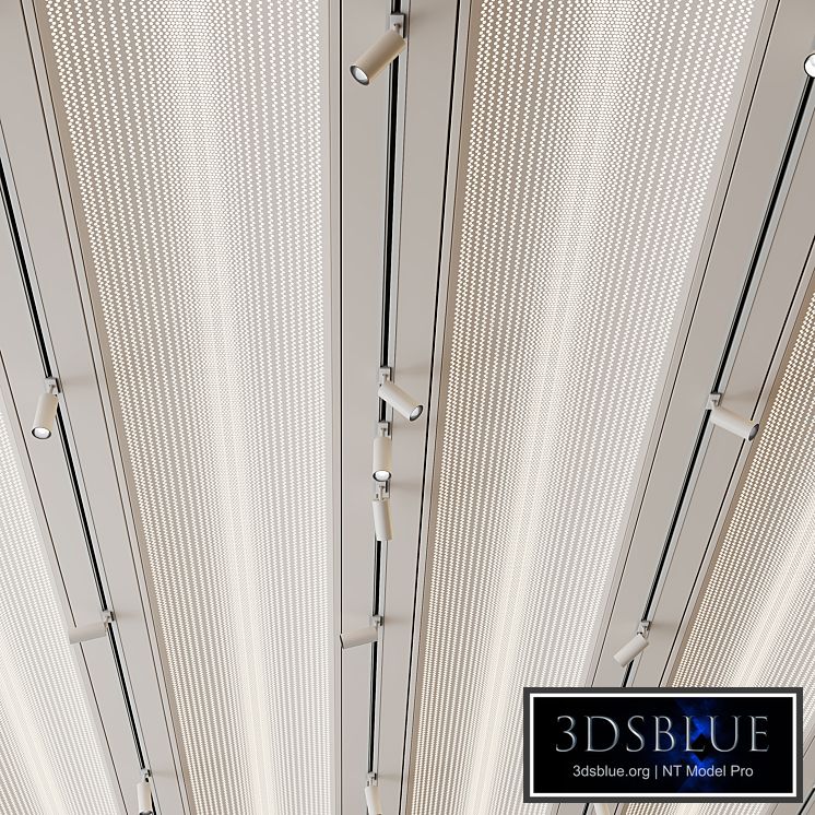 Metal Ceiling Design with lighting