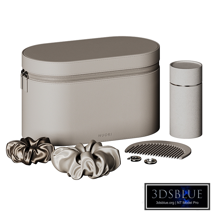 Decorative set | Nuori cosmetic bag, hair bands, comb, earrings, jewelry box