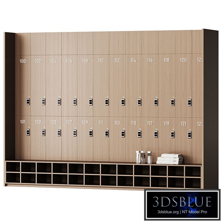 Locker rooms in the gym 1