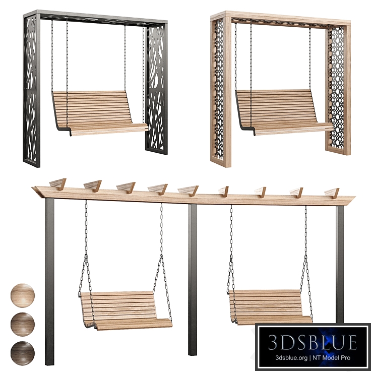 Swing set with canopy