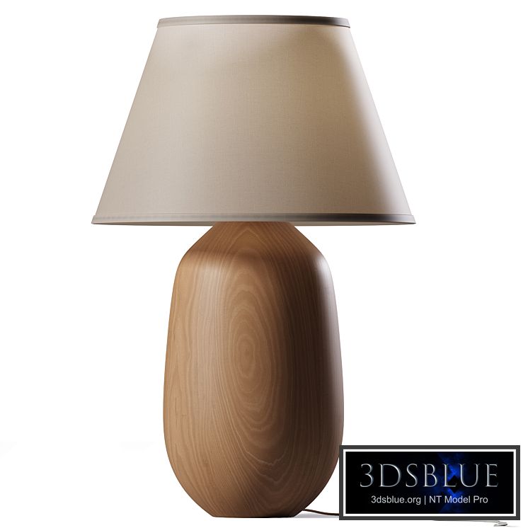 Percy Oak Table Lamp