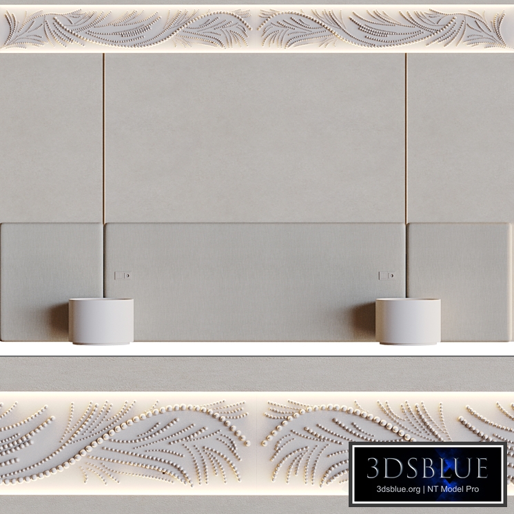 Decorative wall 3D panel 015