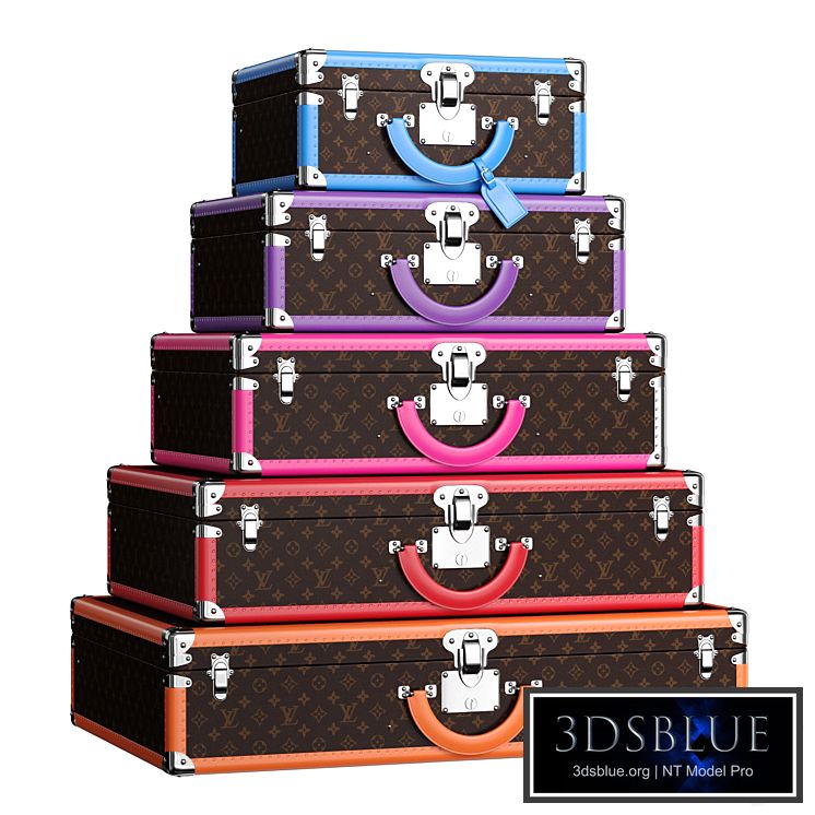 Suitcases Bisten Macassar Multicolore (Louis Vuitton)