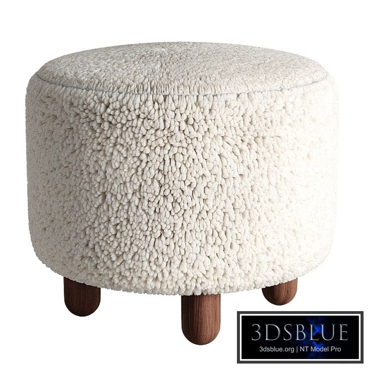 Raley Upholstered Ottoman by Pottery Barn