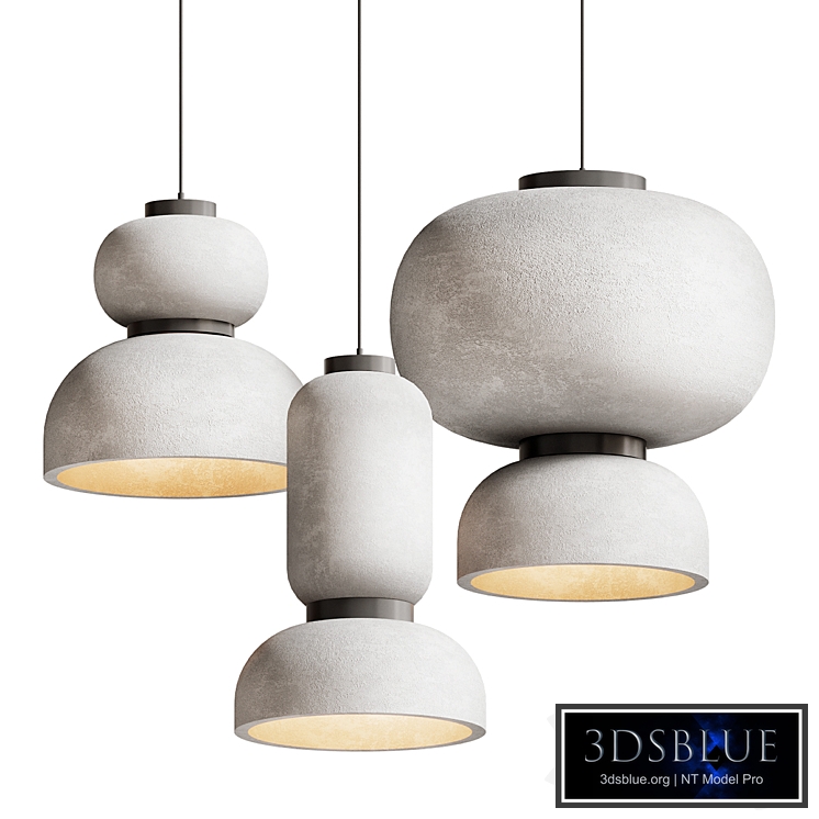 Japandi Lantern Shaped Pendant Light