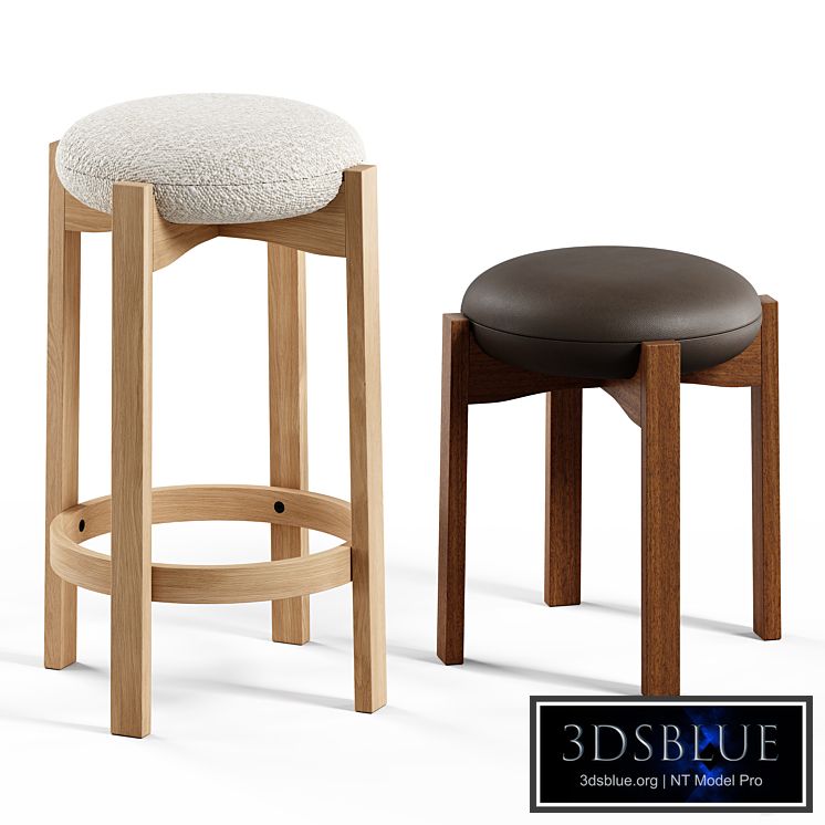 Fredericia - Pioneer Stool by Maria Bruun