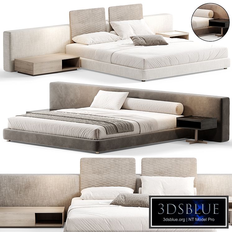 Yang Bed Rodolfo Dordoni By minotti