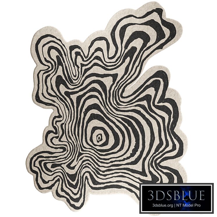 Naz Carpet Irregular Shaped Throw Rug