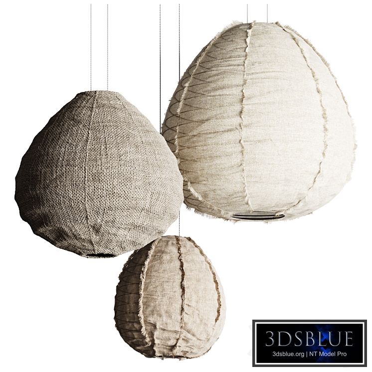 Suspension en lin Wabi Sabi Beige