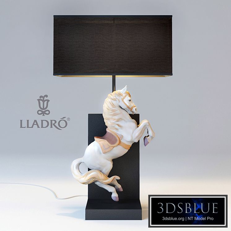 Table Lamp Lladro Courbette