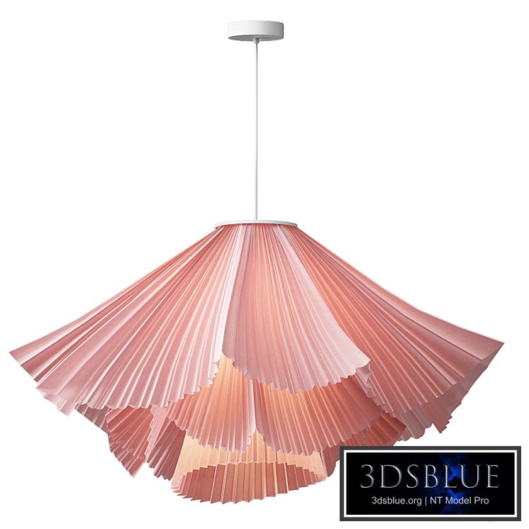 Coral Pleats Pendant Lamp