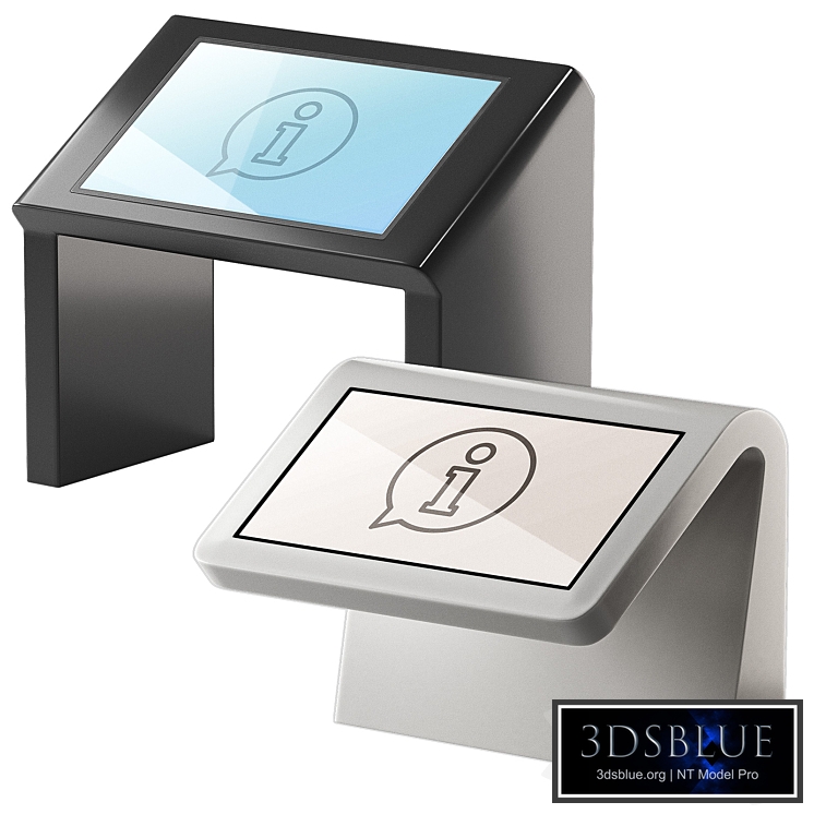 Touch screen information kiosks. Navigation interactive table