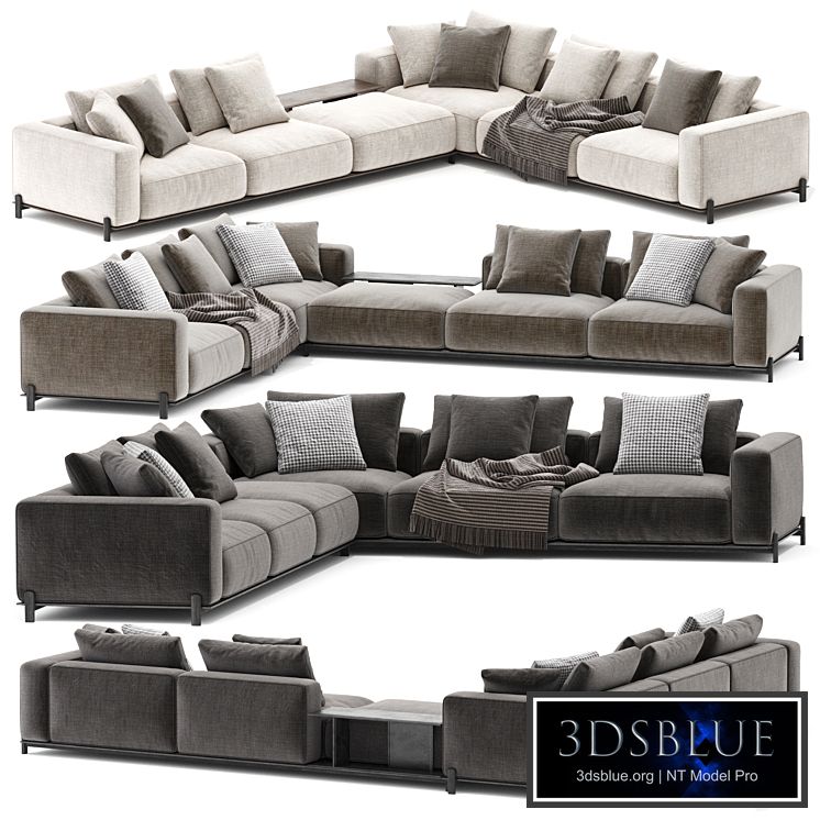 Poliform Brera corner sofa