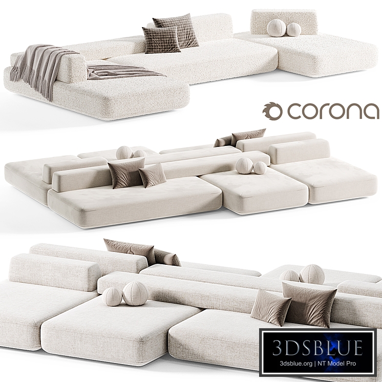 Modular Sofa Flat Sofa Modern By Como