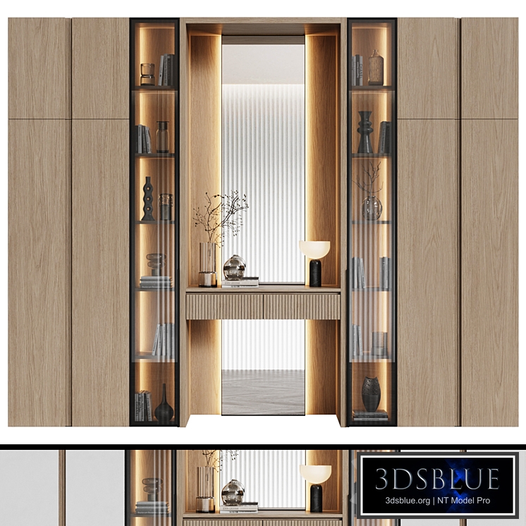 Modular wardrobe in a modern minimalist style 98