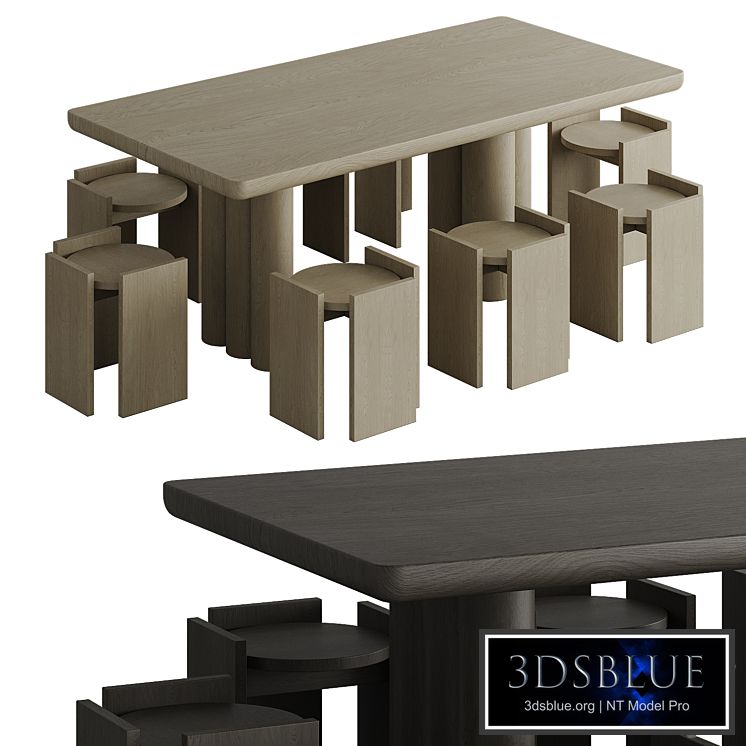 Dining table with chairs 006