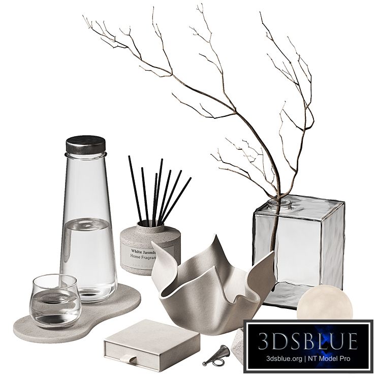 Decorative set. Minimal style decor.